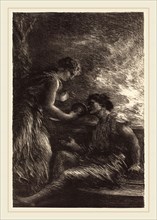 Henri Fantin-Latour, Sieglinde and Siegmund from Act I of "The Valkyrie", French, 1836-1904,