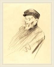 Jean-Louis Forain, Renoir (third plate), French, 1852-1931, 1905, transfer lithograph