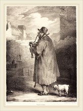 Théodore Gericault (French, 1791-1824), The Piper, 1821, lithograph
