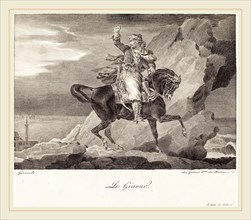 Théodore Gericault (French, 1791-1824), Le Giaour (The Infidel), 1820, lithograph on wove paper