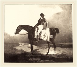 Louis-Pierre-Marie Courtin after Théodore Gericault (French, born 1788), British Horse and Jockey,