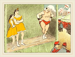 Henri-Gabriel Ibels (French, 1867-1936), Le Grappin; L'Affranchie, 1892, 6-color lithograph on laid