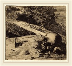 Jules-Ferdinand Jacquemart (French, 1837-1880), Earth, 1863, etching and drypoint on cream laid