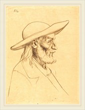 Alphonse Legros, Breton Peasant (Paysan breton), French, 1837-1911, drypoint