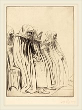 Alphonse Legros, Women of Brussels (Femmes de Bruges), French, 1837-1911, etching and drypoint