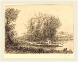 Alphonse Legros, Bend in the River (Un coin de riviere), French, 1837-1911, etching