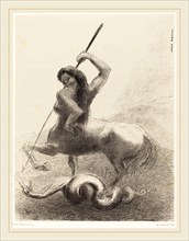 Odilon Redon (French, 1840-1916), Il y eut des luttes et des vaines victoires (There were struggles