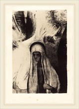 Odilon Redon (French, 1840-1916), La Vieille: Que Crains-tu? Un large trou Noir! Il est vide