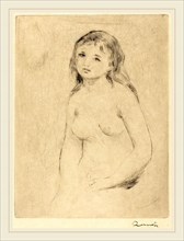 Auguste Renoir, Study for a Bather (Etude pour une baigneuse), French, 1841-1919, drypoint