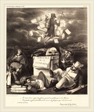 Benjamin Roubaud, Résurrection de don Carlo, 1830s, lithograph