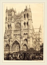 Auguste LepÃ¨re, Amiens Cathedral (Cathedrale d'Amiens-Jour d'inventaire), French, 1849-1918, 1907,