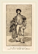 Edouard Manet (French, 1832-1883), Don Mariano Camprubi (Le Bailarin), 1862, etching