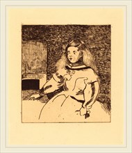 Edouard Manet after Diego VelÃ¡zquez (French, 1832-1883), The Infanta Marguerita (Infante