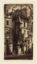 Charles Meryon (French, 1821-1868), Tourelle de la Rue de la Tixéranderie, Paris (House with a