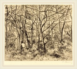 Pissarro, Wooded Landscape at L'Hermitage, Pontoise