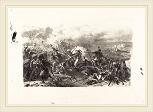 Auguste Raffet (French, 1804-1860), Episode from the Algerian War, 1831, lithograph on wove paper