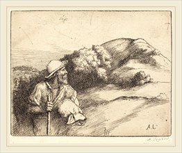 Alphonse Legros, Return from the Fields (Le retour des champs), French, 1837-1911, etching