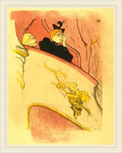 Henri de Toulouse-Lautrec (French, 1864-1901), Loge with the Gilt Mask (La loge au mascaron doré),
