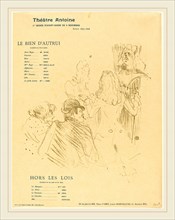 Henri de Toulouse-Lautrec (French, 1864-1901), Homage to Moliere (Hommage Ã  MoliÃ¨re), 1897,