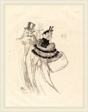 Henri de Toulouse-Lautrec (French, 1864-1901), The Old Gentlemen (Les vieux messieurs), 1894,