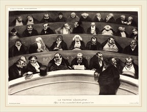 Honoré Daumier (French, 1808-1879), Le Ventre Législatif (The Legislative Belly), 1834, lithograph