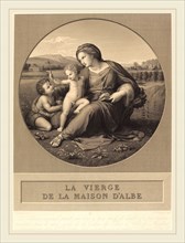baron Auguste-Gaspard-Louis Desnoyers after Raphael (French, 1779-1857), The Alba Madonna,