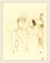 Henri de Toulouse-Lautrec (French, 1864-1901), Lender and Lavalliere (Lender et LavalliÃ¨re), 1895,