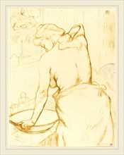 Henri de Toulouse-Lautrec (French, 1864-1901), Woman Washing Herself (Femme qui se lave), 1896,