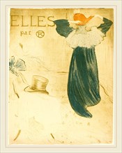 Henri de Toulouse-Lautrec (French, 1864-1901), Frontispiece for "Elles", 1896, color lithograph on