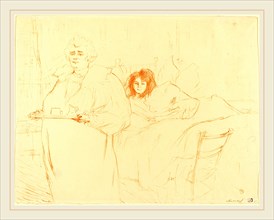Henri de Toulouse-Lautrec (French, 1864-1901), Woman with a Tray (Femme au plateau), 1896,