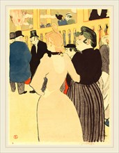 Henri de Toulouse-Lautrec (French, 1864-1901), At the Moulin Rouge, la Goulue and Her Sister (Au
