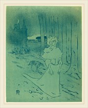 Henri de Toulouse-Lautrec (French, 1864-1901), The Manor Lady or the Omen (La chatelaine ou le