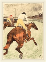 Henri de Toulouse-Lautrec (French, 1864-1901), The Jockey (Le jockey), 1899, color lithograph