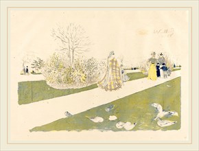 Edouard Vuillard (French, 1868-1940), The Tuileries Garden (Le jardin des Tuileries), published