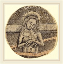 after Israhel van Meckenem, Christ as the Man of Sorrows, c. 1470-1480, engraving