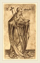Israhel van Meckenem after Master E.S. (German, c. 1445-1503), Saint Philip, c. 1470-1480,