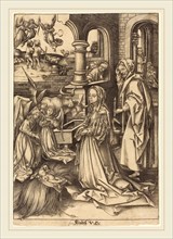 Israhel van Meckenem after Hans Holbein the Elder (German, c. 1445-1503), The Nativity, c.