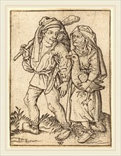 Wenzel von Olmutz after Master of the Housebook (German, active 1481-1497), Farmer and Wife with