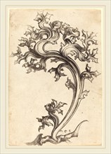 Martin Schongauer (German, c. 1450-1491), Thistle Ornament, engraving