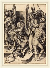 Martin Schongauer (German, c. 1450-1491), Christ before Pilate, c. 1480, engraving on laid paper
