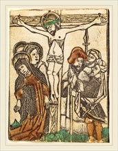 Workshop of Master of the Borders with the Four Fathers of the Church, The Crucifixion, 1460-1480,