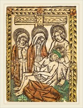 Workshop of Master of the Borders with the Four Fathers of the Church, The Lamentation, 1460-1480,