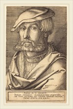 Heinrich Aldegrever (German, 1502-1555-1561), Self-Portrait, 1537,
