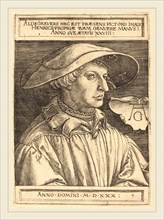 Heinrich Aldegrever (German, 1502-1555-1561), Self-Portrait, 1530,