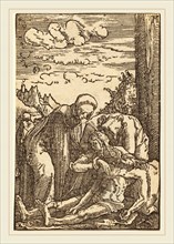 Albrecht Altdorfer (German, 1480 or before-1538), The Lamentation of Christ, c. 1513, woodcut