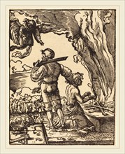 Albrecht Altdorfer (German, 1480 or before-1538), Abraham's Sacrifice, in or after 1520, woodcut