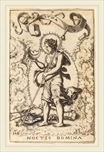 Sebald Beham (German, 1500-1550), Luna, engraving