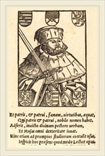 after Lucas Cranach the Younger, John Frederic the Magnanimous, in Electoral Robes [left], woodcut