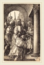 Albrecht DÃ¼rer (German, 1471-1528), Christ before Pilate, 1512, engraving