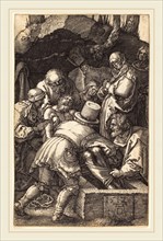 Albrecht DÃ¼rer (German, 1471-1528), The Entombment, 1512, engraving
